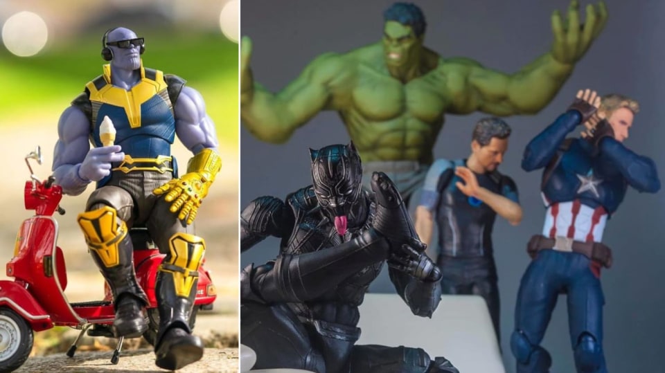 Vtipné příhody figurek z Marvel komiksového vesmíru
